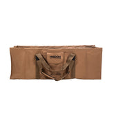 Higdon Outdoors 12-Slot Duck Decoy Bag close-up shows secure slot layout for organized transport