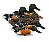 Higdon Outdoors Battleship Shoveler drake close-up boosts visibility for long-range attraction.