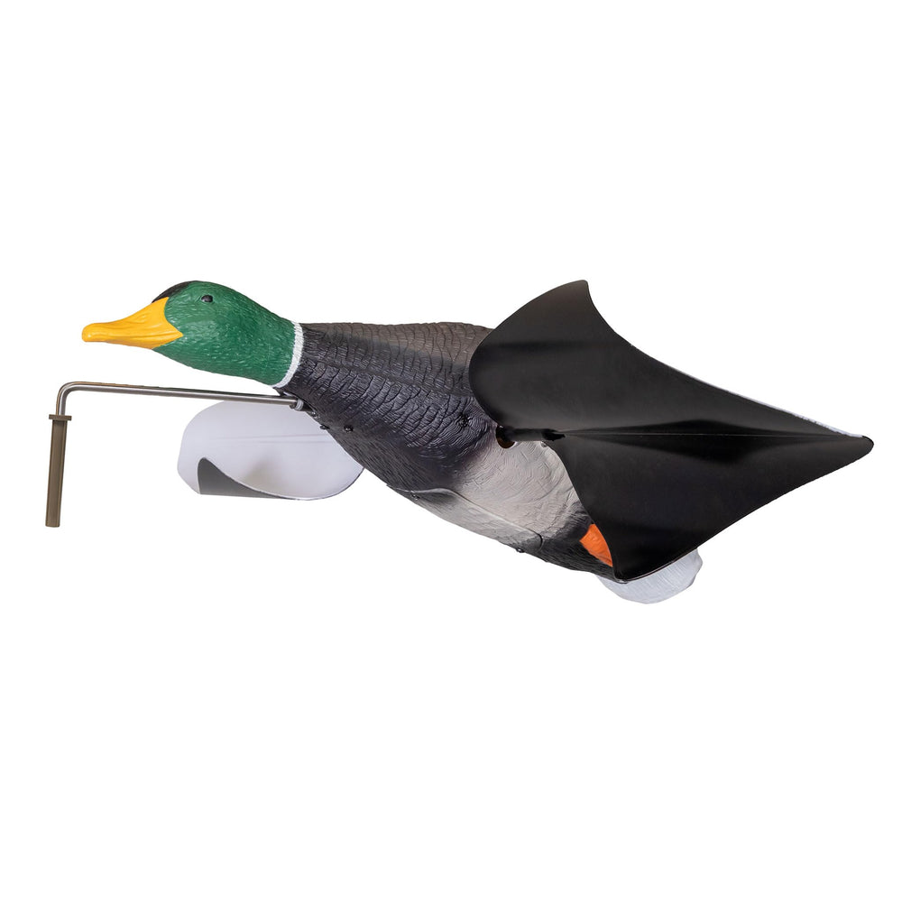 Higdon Outdoors Flasher Flyer Breeze demonstrates realistic landing motion with spinning wings.