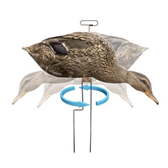 Higdon Outdoors Flats hen feeder decoy enhances coverage with varied postures.
