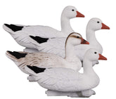 Higdon Outdoors full-size snow goose floater decoy in a 4-pack for realistic water spreads