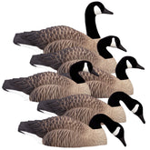 Higdon Outdoors Magnum Half Shell Canada Goose decoys assembled for a realistic spread