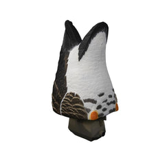 Higdon Outdoors goose butt decoy with self-righting keel for quick setup in shallow water.