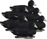 Higdon Outdoors Standard Coot Decoys pack ready for portable setup to boost visibility.