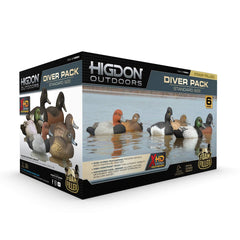 Higdon Outdoors foam-filled construction prevents sinking and keeps your spread buoyant in rough water.