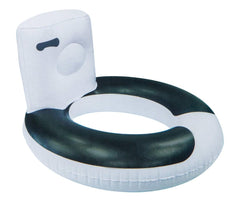 Front view of the High Five Giant Toilet Pool Float Tube 35x30x22 inches