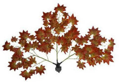 High Point Camouflage Leaf Cover for tree stand hides outline and movement while hunting.