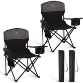 HIGH POINT SPORTS 2-pack portable camping chair adults for durable outdoor seating.