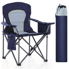High Point Sports oversized camping chair in foldable setup for outdoor seating