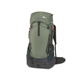 High Sierra Pathway 2.0 75L backpack front view in forest green for all-day hiking.