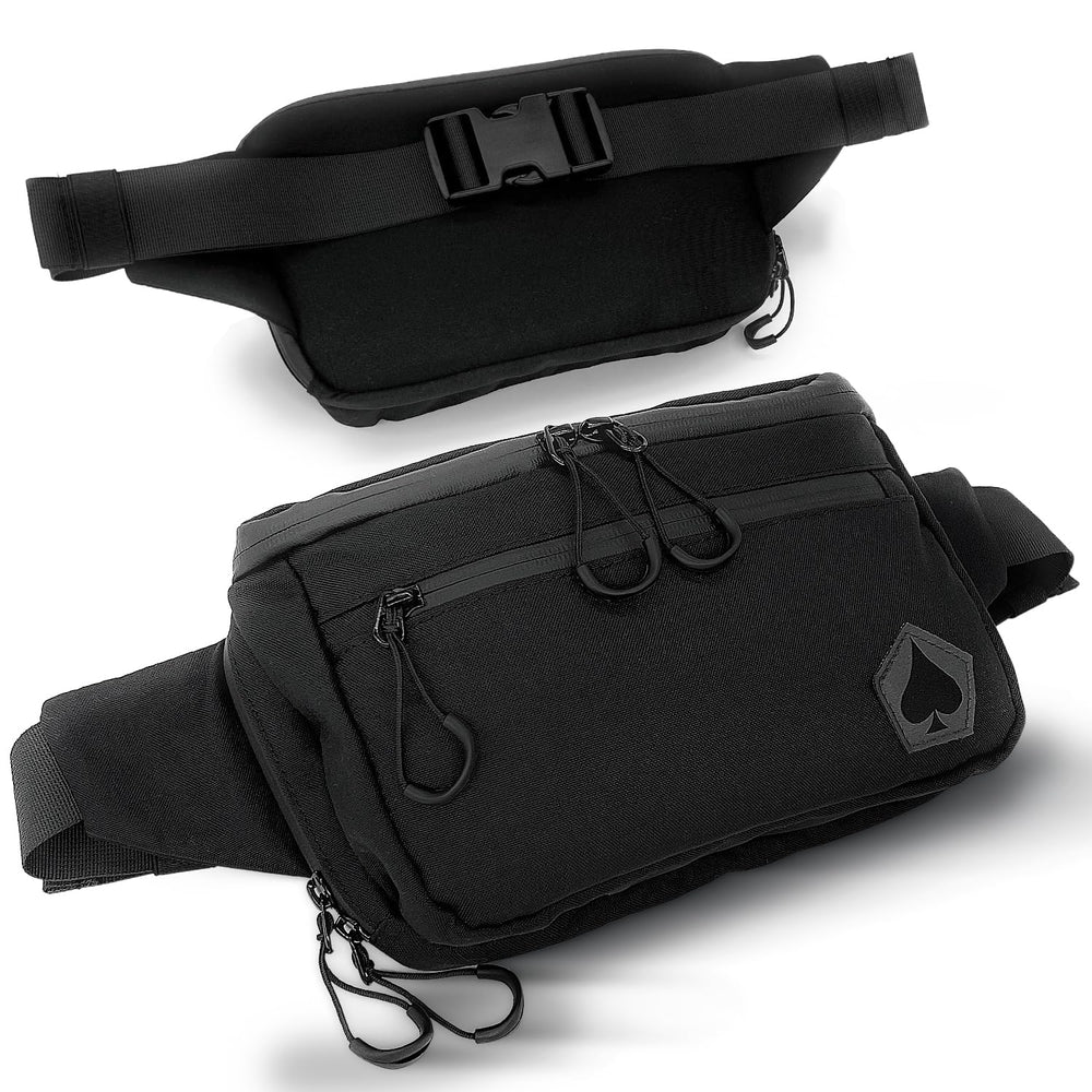HighSpeedDaddy carry fanny pack front view for quick-access essentials on the go.