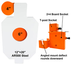 Highwild ar500 center swivel paddle adds dynamic feedback during rounds.