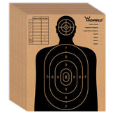 Highwild cardboard targets 13x16 silhouette with 50 sheets for versatile practice sessions.