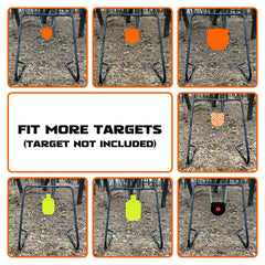 Highwild portable stand ready for storage and easy travel between ranges