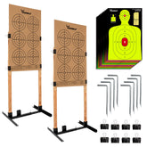 Highwild target stand base steel construction for durable outdoor shooting.