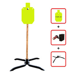 Highwild target stand system provides stable support during field setup.