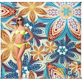 HIHOHO Beach Blanket waterproof sandproof laid on sunlit sand for quick cleanup and relaxed beach time