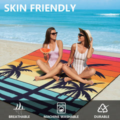 HIHOHO Beach Blanket waterproof and sandproof keeps surfaces clean and dry