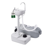 Hike Crew portable camping sink ready for quick handwashing anywhere