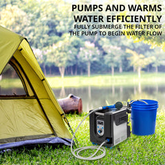 Hike Crew shower head with 3 spray intensities enables customizable outdoor washing