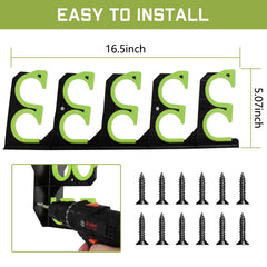 Hikeen fishing rod holders on ceiling keep gear accessible while maximizing overhead storage.