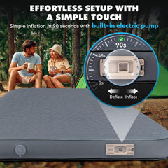 Hikenture 4-inch foam-core sleeping pad delivers plush comfort and targeted hip/shoulder support.