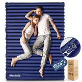 Hikenture double sleeping pad inflated to full XL for two campers.