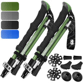 Hiker Hunger Outfitters foldable-poles compact design ideal for backpack travel.