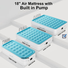 HikerSKY queen air mattress inflates in minutes for fast guest setup.