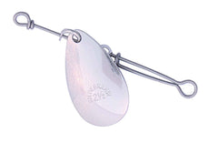 Hildebrandt 3HN Standard Spinner with Indianna brass mirror blades, ideal for attracting salmon.