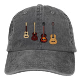 Hillback funny ukulele hat front view for casual outdoor style