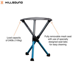 Hillsound BTR Stool removable seat allows easy cleaning and maintenance.