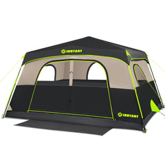HINSTANT 4/6/8-person tent being set up in 60 seconds for quick family shelter
