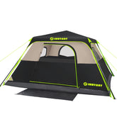 HINSTANT tent quick setup demonstrates fast 60-second assembly for easy family camping.