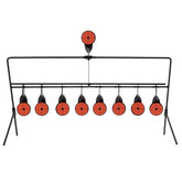 Hiram Resetting Target portable design enables easy backyard practice.