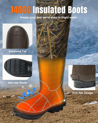 HISEA waders waterproof-seams close-up showing full waterproof protection