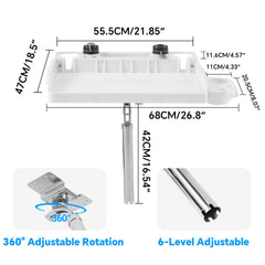 Cross-pin rod holders providing stability during use