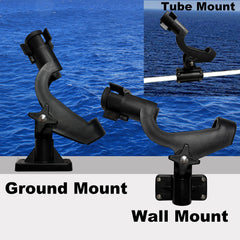 360-degree vertical and horizontal adjustment for optimal rod tip placement
