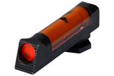 HIVIZ Glock front sight with red LitePipe for fast target acquisition.
