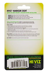 HIVIZ LCRx green front sight with square lightpipe enhances visibility.