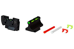 HiViz Litewave front sight with green red white litepipes