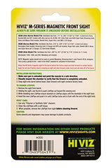 HIVIZ M-Series red LitePipe delivers high-contrast aiming in dim light.