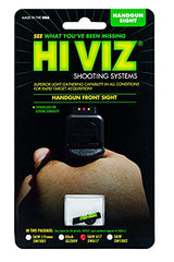 HIVIZ Smith & Wesson 617 front sight green with resin overmold for durability.