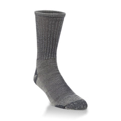 HIWASSEE light outdoor crew socks charcoal xl provide all-season comfort and trail grip for hiking.