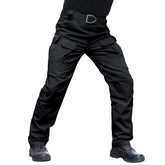 Hiwise men's stretch tactical pants water-resistant ripstop front view for rugged outdoor use