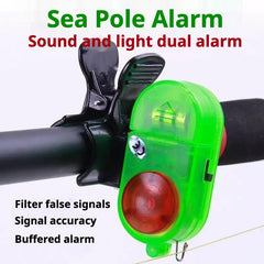 Close-up of 80dB buzzer and LED indicators