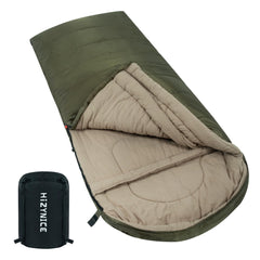 HiZYNICE winter sleeping bag interior cotton flannel lining for cozy warmth