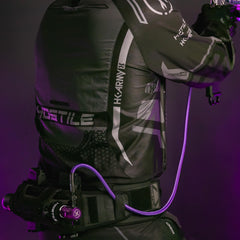 HK Army Hostile Flex Line purple nylon sheathing for durable field use.