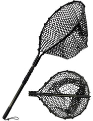 Main view of Hlotmeky rubber landing net with aluminum frame