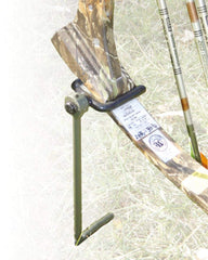 HME Archer's Ground Stake rubber coating improves grip and protects gear during use.